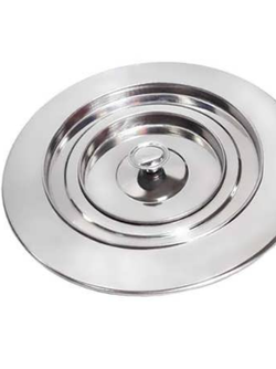 درپوش بخاری استیل گرد 15 سانتی