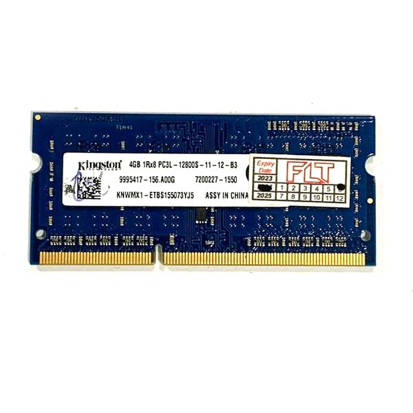 رم لپ تاپ کینگستون DDR3L PC3L 12800S ظرفیت 4 گیگابایت  (استوک)