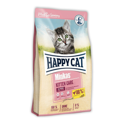 غذای خشک هپی کت مبنکاس کیتن Happy Cat Minkas Kitten