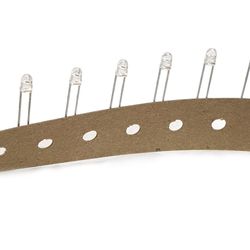 ال ای دی 3mm سفید شیشه ای  LITEON