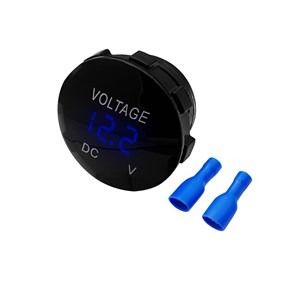 نمایشگر ولتاژ باطری خودرو با نور آبی 12V-24V (فروش اقساطی)
