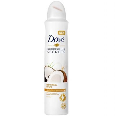 اسپری ضدتعریق Dove رایحه نارگیل و گل یاسمن