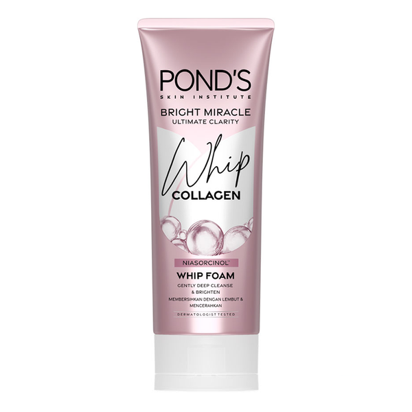 فوم شست و شوی صورت POND'S مدل whip collagen