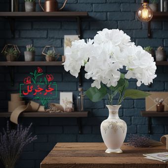 گل مصنوعی مدل بوته ارتانزیا کد SEFID