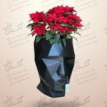 گلدان رخ اوریگامی فایبرگلاس بزرگ