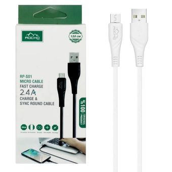 کابل تایپ سی مشکی روکوپلاس RP-S01 FAST CHARGE TYPE C CABLE