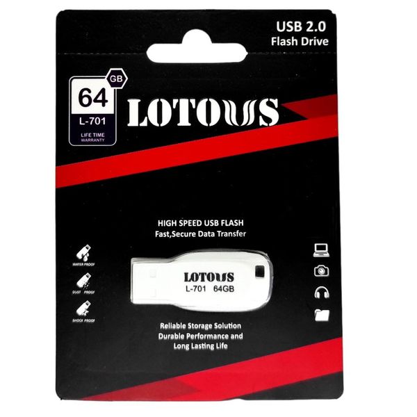 فلش مموری لوتوس مدل L-701 ظرفیت 64 گیگابایت
