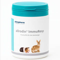 مکمل تقویتی تنفسی حیوانات کوچک آلمافارم مدل Allrodin ImmuResp