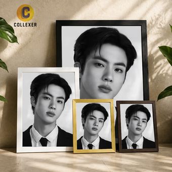 تابلو دکوراتیو قاب کیم سوک جین از بی تی اس - (Kim Seok jin BTS) - کد 01