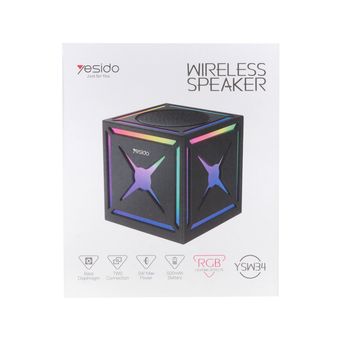 اسپیکر بلوتوثی شارژی Yesido مدل YSW34 RGB - مشکی