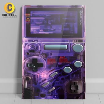 متال پوستر طرح نینتندو گیم بوی (Nintendo Game Boy) - کد 01