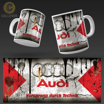 ماگ شرکت آئودی (Audi) کد 01 (معمولی ، مشکی ، حرارتی)