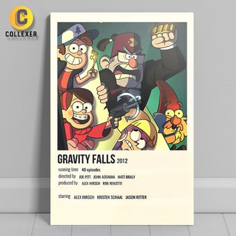 متال پوستر انیمیشن آبشار جاذبه گراویتی فالز (Gravity Falls) - کد 01