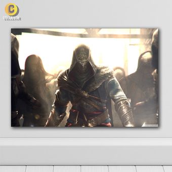 متال پوستر گیمینگ بازی اساسینز کرید طرح اتزیو آدی‌توره (Ezio Auditore) Assassins Creed - کد 01