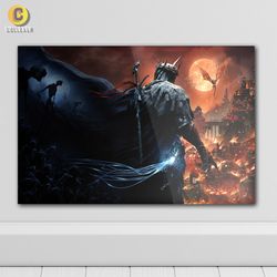 متال پوستر گیمینگ طرح بازی الدن رینگ (Elden Ring) - کد 01