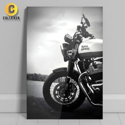 متال پوستر موتور رویال انفیلد اینترسپتور 650 (Royal Enfield Interceptor 650) - کد 01