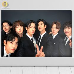 متال پوستر طرح گروه بی تی اس (BTS) - کد 01