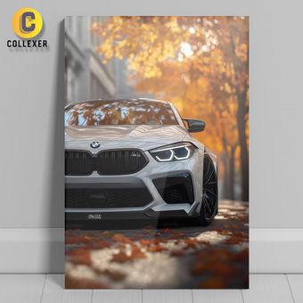 متال پوستر طرح ماشین بی‌ ام‌ و ام هشت 8 (BMW M8) - کد 01