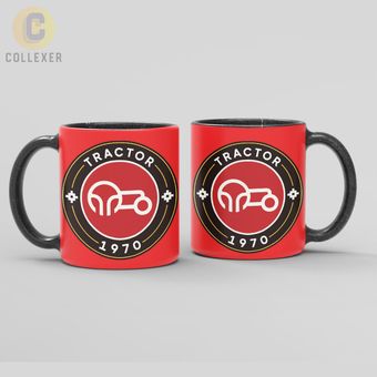 ماگ طرح تیم تراکتور (Tractor) کد 01 (سفید ، مشکی ، حرارتی)