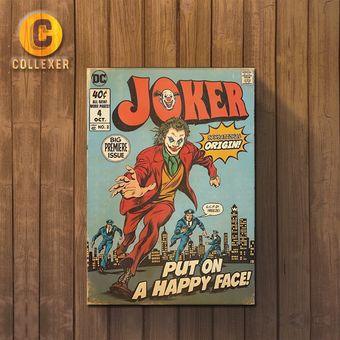 تابلو شاسی جوکر واکین فینیکس (Joaquin Phoenix Joker) در سایزبندی متنوع - کد 01