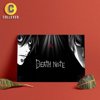 تابلو شاسی انیمه دفترچه مرگ (Death Note) در سایزبندی متنوع - کد 01