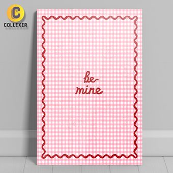 متال پوستر عاشقانه طرح مال من باش (Be Mine) - کد 01