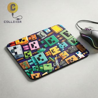 ماوس پد گیمینگ بازی ماینکرافت (Minecraft) - کد 01