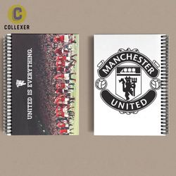 دفتر طرح تیم منچستریونایتد (Manchester United) کد 01 (دو رو چاپ )