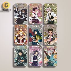 استیکر پک 9 تکه انیمه شیطان کش طرح هاشیرا ها (Hashira) Demon Slayer - کد 01