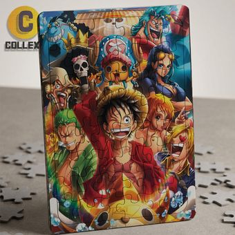 پازل چوبی انیمه وان پیس (One Piece) - کد 01