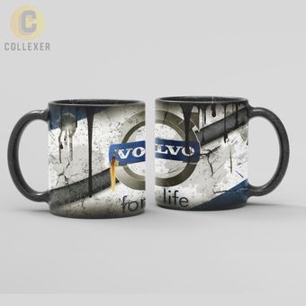 ماگ شرکت ولوو (Volvo) کد 01 (معمولی ، مشکی ، حرارتی)