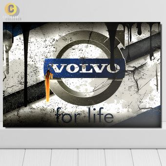 متال پوستر طرح ولوو (Volvo) - کد 01