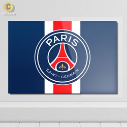 متال پوستر طرح تیم پاری سن ژرمن (Paris Saint-Germain) - کد 01