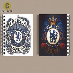 دفتر طرح تیم چلسی (Chelsea) کد 01 (دو رو چاپ )