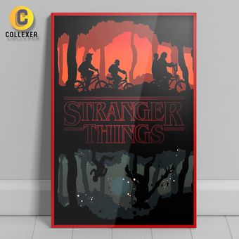 متال پوستر سریال چیزهای عجیب استرینجر تینگز (Stranger Things) - کد 01
