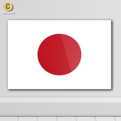 متال پوستر طرح پرچم کشور ژاپن (Japan)