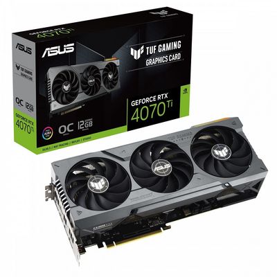 کارت گرافیک ایسوس TUF Gaming GeForce RTX 4070 Ti OC Edition حافظه 12 گیگابایت استوک