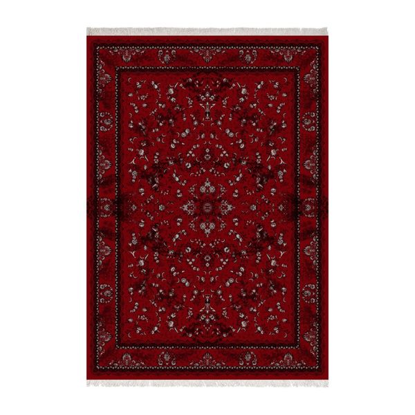 فرش ماشینی زانیس مدل افشان جدید زمینه لاکی