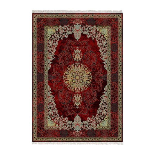 فرش ماشینی زانیس مدل ترنج زرین جدید