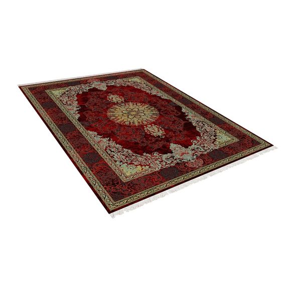 فرش ماشینی زانیس مدل ترنج زرین جدید