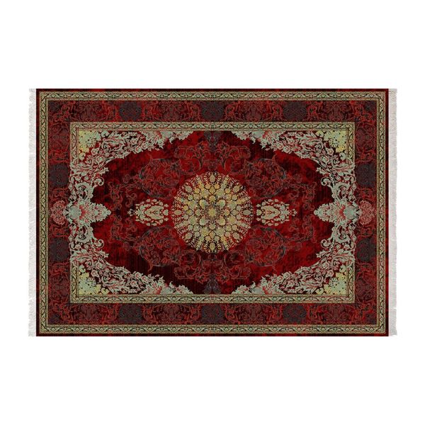 فرش ماشینی زانیس مدل ترنج زرین جدید