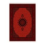 فرش ماشینی زانیس طرح جدید زمینه قرمز