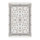 فرش ماشینی زانیس جدید زمینه سفید