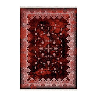 فرش ماشینی زانیس طرح جدید حاشیه دار