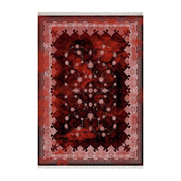 فرش ماشینی زانیس طرح جدید حاشیه دار