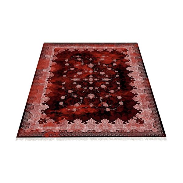 فرش ماشینی زانیس طرح جدید حاشیه دار