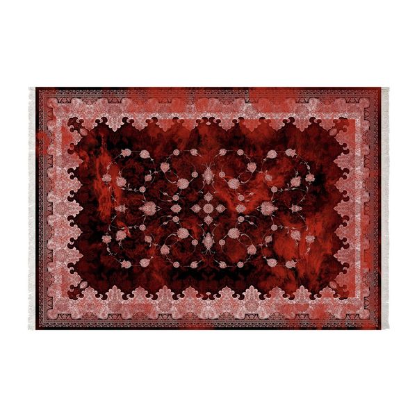 فرش ماشینی زانیس طرح جدید حاشیه دار