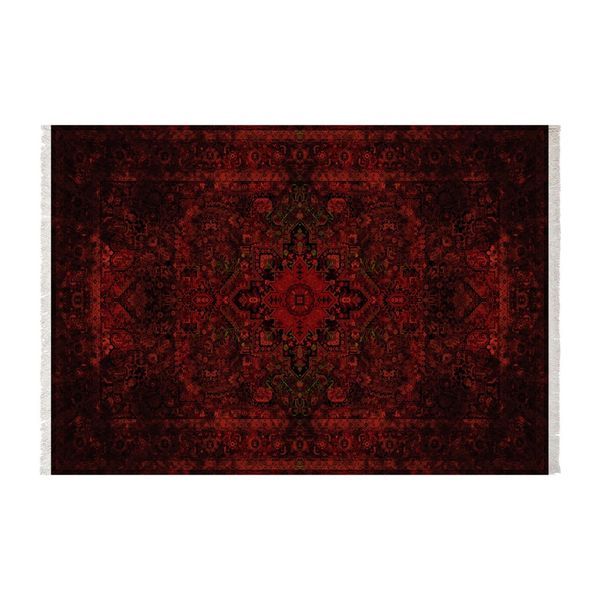 فرش ماشینی زانیس جدید زمینه لاکی