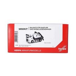 Herpa MiniKit: MAN TGS NN skip loader AK12, white 013987
