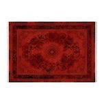 فرش ماشینی زانیس مدل جدید زمینه نارنجی